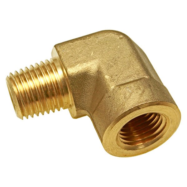 1/4" Oxygen Brass Elbow Fitting Male X Female